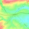 Mappa topografica Wetwang, altitudine, rilievo