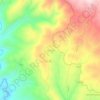 Mappa topografica Mofreita, altitudine, rilievo
