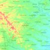 Mappa topografica Badiangan, altitudine, rilievo