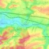 Mappa topografica Gernewitz, altitudine, rilievo