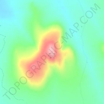 Mappa topografica Serra do Papagaio, altitudine, rilievo