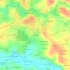 Mappa topografica Les Marettes, altitudine, rilievo
