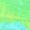 Mappa topografica Bentsen Colonia, altitudine, rilievo