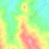 Mappa topografica Cascai, altitudine, rilievo
