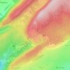 Mappa topografica Les Arboux, altitudine, rilievo