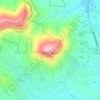 Mappa topografica Ball Mountain, altitudine, rilievo