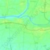 Mappa topografica Malapit, altitudine, rilievo