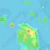 Mappa topografica Tofino, altitudine, rilievo