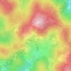 Mappa topografica Le Chatelard, altitudine, rilievo