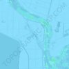 Mappa topografica Scardovari, altitudine, rilievo
