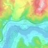 Mappa topografica Razamonde, altitudine, rilievo