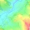 Mappa topografica Poggio Gattone, altitudine, rilievo