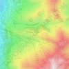 Mappa topografica Peyresourde-Balestas, altitudine, rilievo