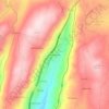 Mappa topografica Aldeia Ruiva, altitudine, rilievo