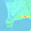 Mappa topografica Bani, altitudine, rilievo