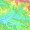 Mappa topografica Ranc, altitudine, rilievo