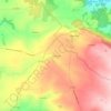 Mappa topografica Les Croutes, altitudine, rilievo