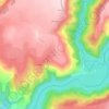 Mappa topografica Jou, altitudine, rilievo
