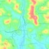 Mappa topografica Kuriam, altitudine, rilievo