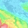 Mappa topografica Thuellin, altitudine, rilievo