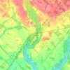 Mappa topografica Rockwood, altitudine, rilievo