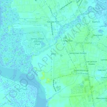 Mappa topografica Stono, altitudine, rilievo