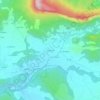 Mappa topografica Souvionne, altitudine, rilievo