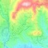 Mappa topografica Contornina, altitudine, rilievo