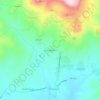 Mappa topografica Serro Calderaro, altitudine, rilievo