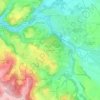 Mappa topografica Saint-Ignace, altitudine, rilievo