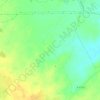 Mappa topografica Orellana, altitudine, rilievo