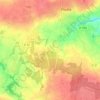 Mappa topografica Lizandré, altitudine, rilievo