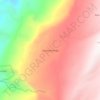 Mappa topografica Quebrada Larga, altitudine, rilievo