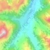 Mappa topografica Grimmialp, altitudine, rilievo