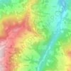 Mappa topografica Pianezzo, altitudine, rilievo