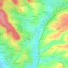 Mappa topografica La Saussaie, altitudine, rilievo