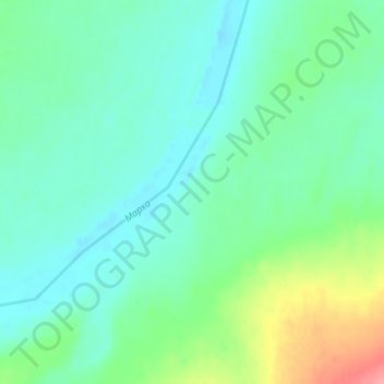 Mappa topografica Shologontsy, altitudine, rilievo