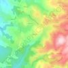 Mappa topografica La Bourgiat, altitudine, rilievo