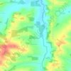 Mappa topografica Laussone, altitudine, rilievo