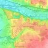 Mappa topografica Berg, altitudine, rilievo