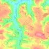 Mappa topografica Au Padouenc, altitudine, rilievo