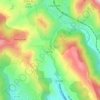 Mappa topografica Col de Nice, altitudine, rilievo