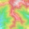 Mappa topografica Mana, altitudine, rilievo