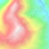 Mappa topografica Las Alamos, altitudine, rilievo