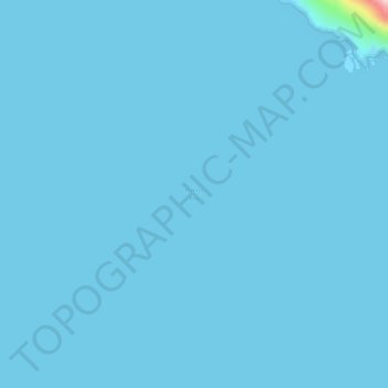 Mappa topografica Palma Bay, altitudine, rilievo