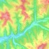 Mappa topografica Les Sommeries, altitudine, rilievo