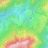 Mappa topografica Contrada Vandullo, altitudine, rilievo