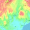 Mappa topografica Gleaston, altitudine, rilievo