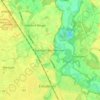 Mappa topografica Isendorf-Beckwermert, altitudine, rilievo