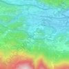 Mappa topografica Colfacero, altitudine, rilievo